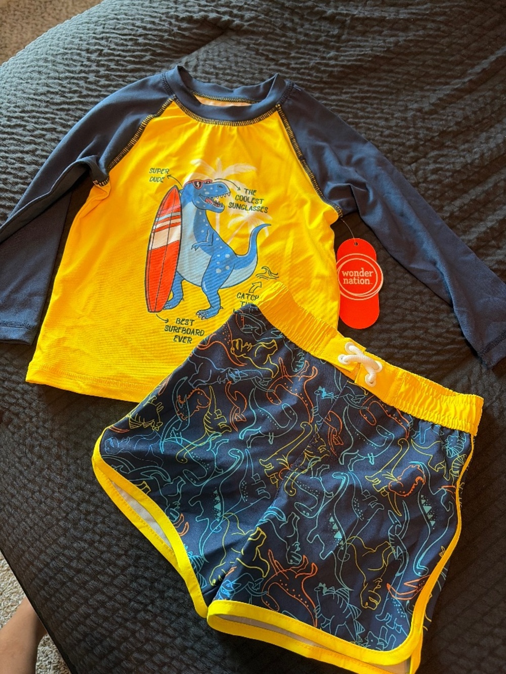 Toddler boy swimsuit set